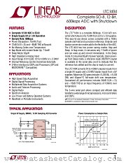 LTC1404 datasheet pdf Linear Technology