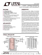 LTC1410 datasheet pdf Linear Technology
