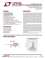 LT1460S3 (SOT-23) datasheet pdf Linear Technology
