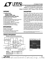 LT1464 datasheet pdf Linear Technology