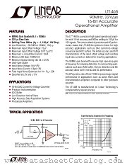 LT1468 datasheet pdf Linear Technology