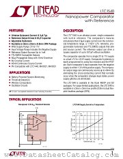 LTC1540 datasheet pdf Linear Technology