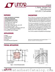 LT1610 datasheet pdf Linear Technology