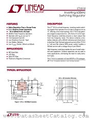 LT1614 datasheet pdf Linear Technology