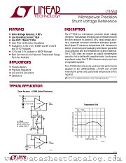 LT1634 datasheet pdf Linear Technology