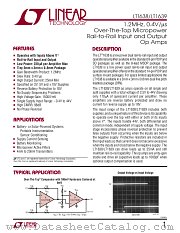 LT1638 datasheet pdf Linear Technology