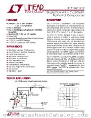 LT1711 datasheet pdf Linear Technology