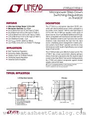 LT1934 datasheet pdf Linear Technology