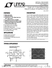 LTC1992-1 datasheet pdf Linear Technology