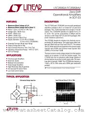 LTC2050 datasheet pdf Linear Technology