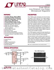 LT3023 datasheet pdf Linear Technology