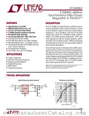 LTC3406B-2 datasheet pdf Linear Technology