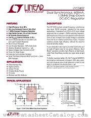 LTC3407 datasheet pdf Linear Technology
