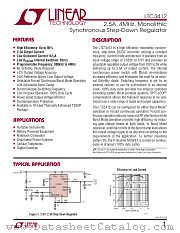 LTC3412 datasheet pdf Linear Technology