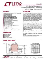 LTC3421 datasheet pdf Linear Technology