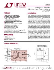 LT5506 datasheet pdf Linear Technology