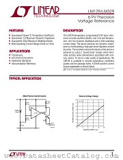 LM129 datasheet pdf Linear Technology