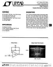 LT118A datasheet pdf Linear Technology