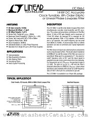 LTC1066-1 datasheet pdf Linear Technology