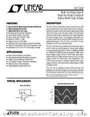 LTC1152 datasheet pdf Linear Technology