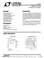 LT1223 datasheet pdf Linear Technology