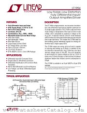 LT1994 datasheet pdf Linear Technology