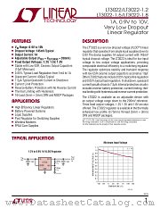 LT3022 datasheet pdf Linear Technology