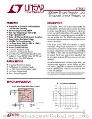 LT3082 datasheet pdf Linear Technology