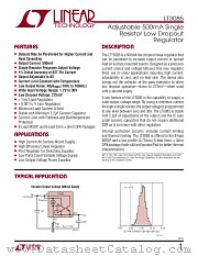 LT3085 datasheet pdf Linear Technology