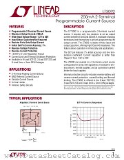 LT3092 datasheet pdf Linear Technology