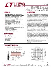 LT3498 datasheet pdf Linear Technology