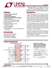 LT3504 datasheet pdf Linear Technology