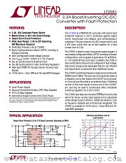 LT3581 datasheet pdf Linear Technology