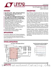 LT3754 datasheet pdf Linear Technology