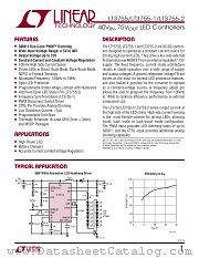 LT3755-2 datasheet pdf Linear Technology