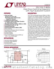 LT3972 datasheet pdf Linear Technology