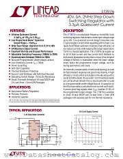 LT3976 datasheet pdf Linear Technology