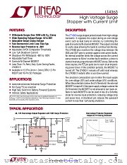 LT4363 datasheet pdf Linear Technology