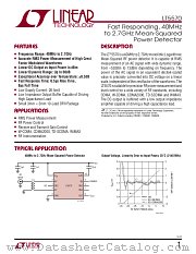 LT5570 datasheet pdf Linear Technology