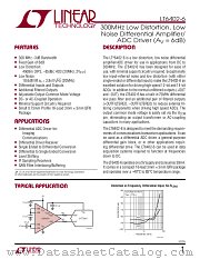 LT6402-6 datasheet pdf Linear Technology