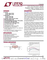 LT6654 datasheet pdf Linear Technology