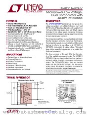 LT6700 datasheet pdf Linear Technology