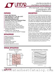 LT6703-3 datasheet pdf Linear Technology