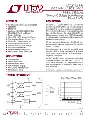 LTC2141-14 datasheet pdf Linear Technology