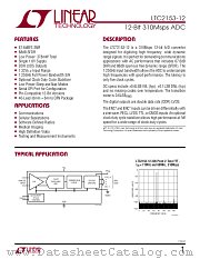 LTC2153-12 datasheet pdf Linear Technology