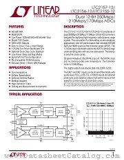 LTC2156-12 datasheet pdf Linear Technology