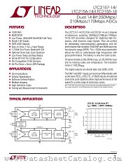 LTC2157-14 datasheet pdf Linear Technology
