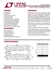 LTC2158-14 datasheet pdf Linear Technology