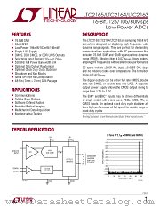 LTC2165 datasheet pdf Linear Technology