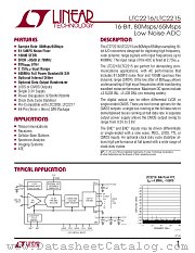 LTC2215 datasheet pdf Linear Technology